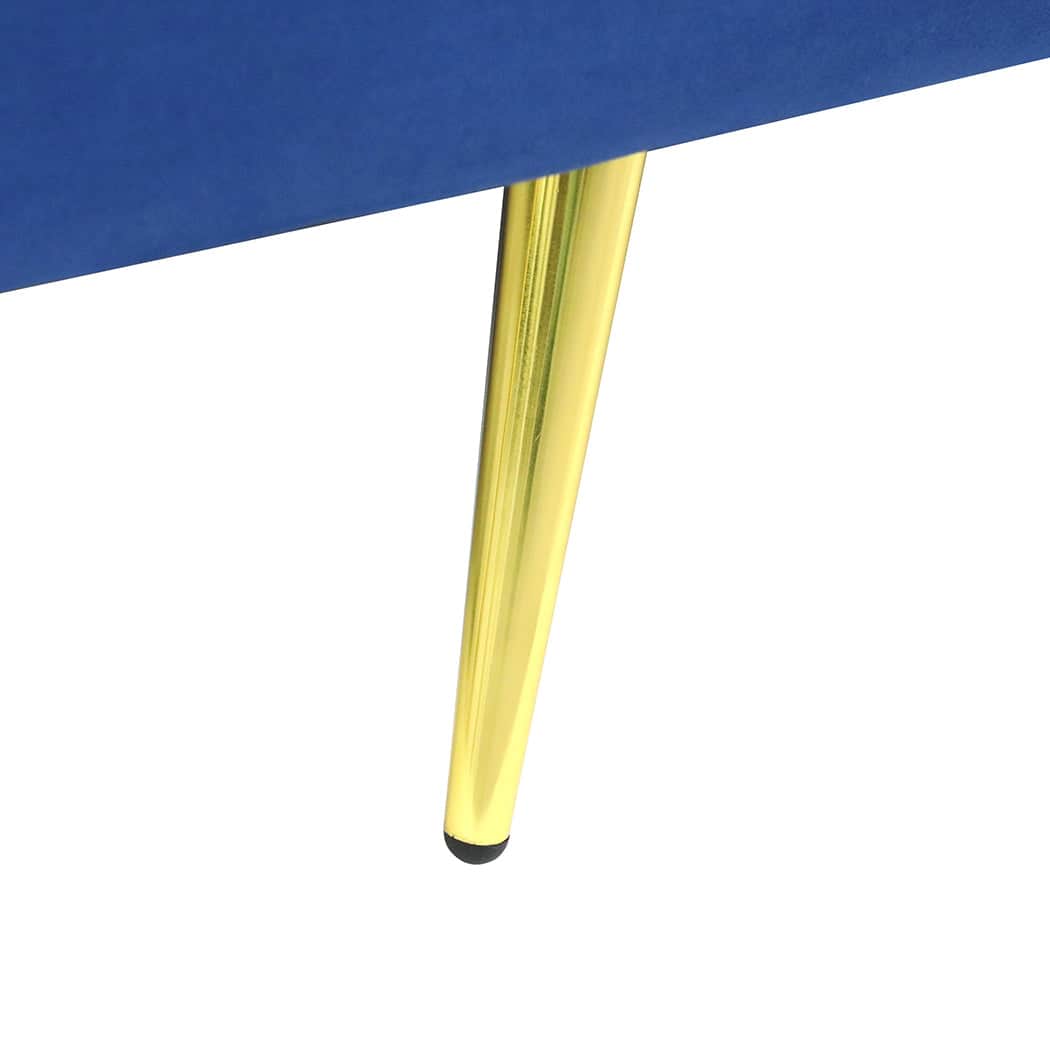 Contemporary Sofa Bed Convertible Velvet 3 Seater  Comfortable Design