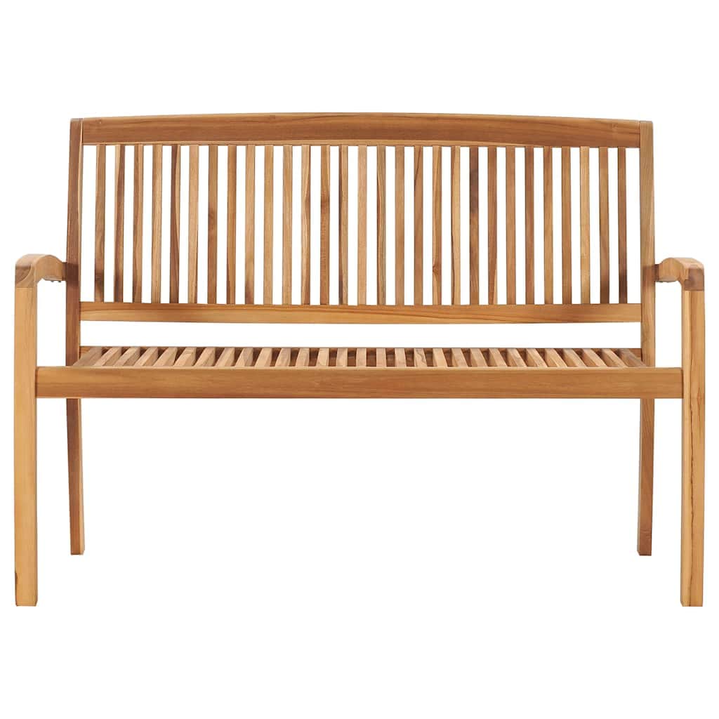 Contemporary Stacking Garden Bench with Cushion Home Use Home Comfort