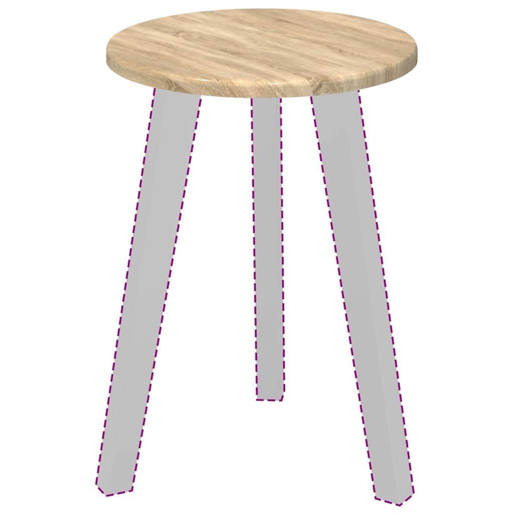 Contemporary Table Top Sonoma oak 1 Engineered wood - Durable