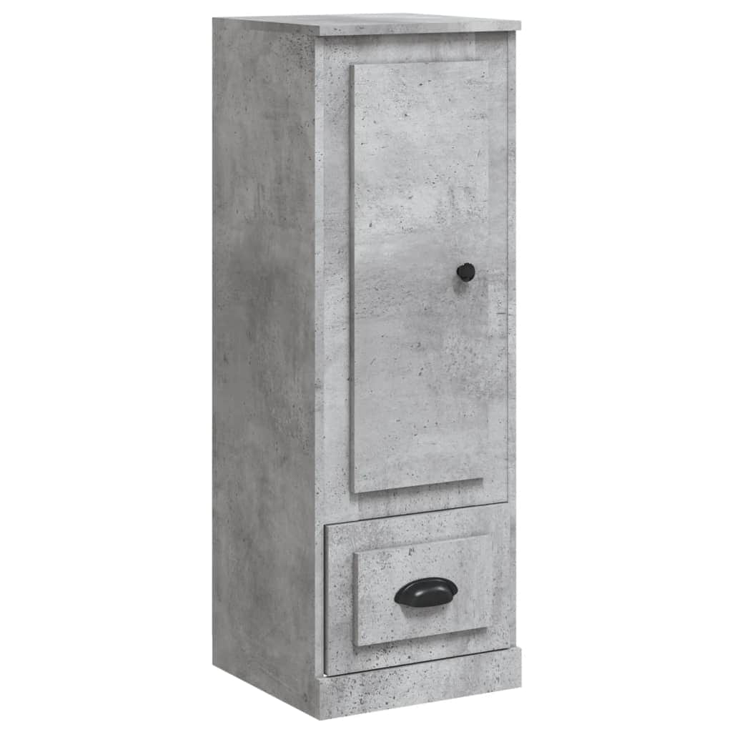 Contemporary White Highboard in Engineered Wood