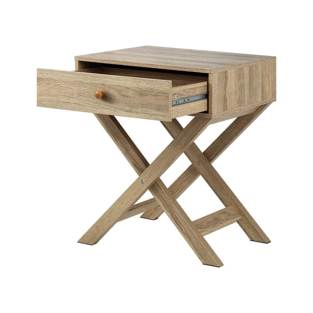 Contemporary Wooden Side Table: Minimalist Elegance for Modern Interiors