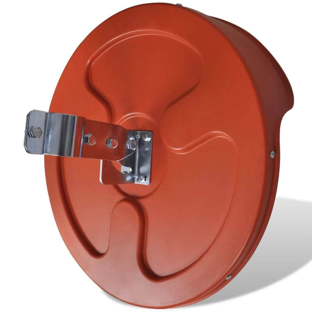 Convex Traffic Mirror PC Plastic Orange Outdoor