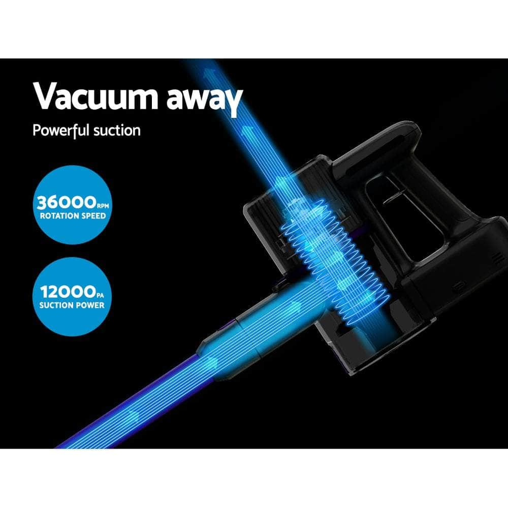 Cordless Devanti Vacuum Cleaner - 120W Purple