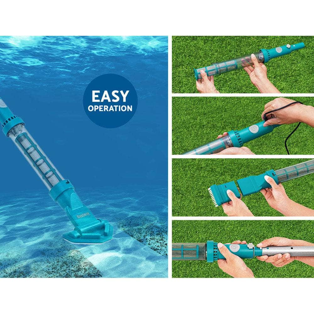 Cordless Pool Cleaner with Pole 2. M Vacuum