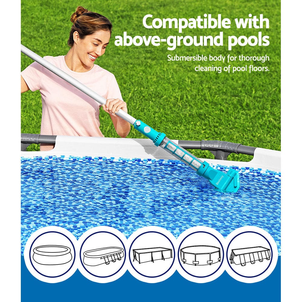 Aquasurge Cordless Pool Cleaner Vacuum Kit with Pool Sweeps & Vacuums - photo 8