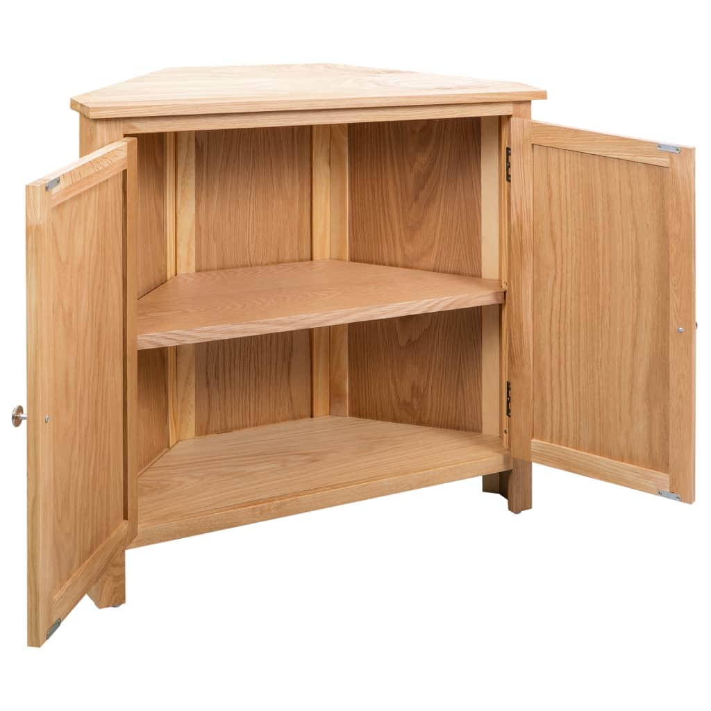 Corner Cabinet, Solid Oak Wood