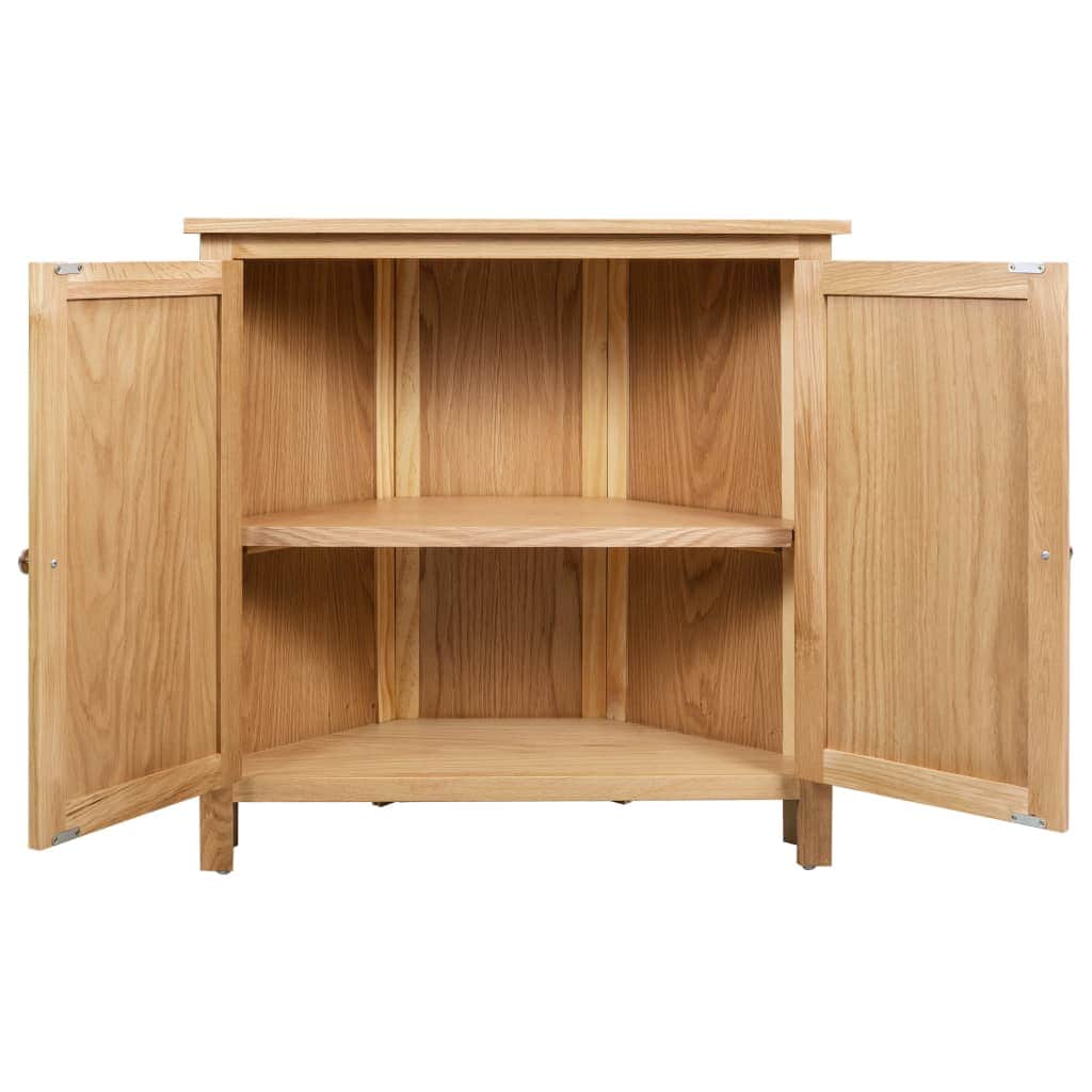 Corner Cabinet, Solid Oak Wood