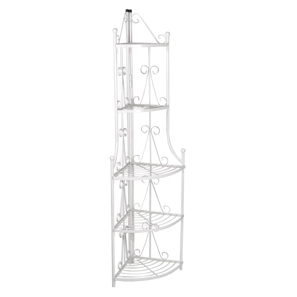 Corner Plant Rack White - Simple deals