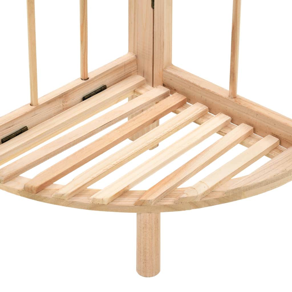Corner Shelf Cedar Wood | Bookcases & Standing Shelves
