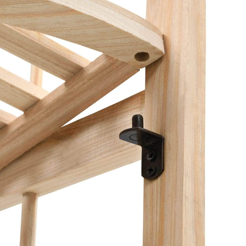 Corner Shelf Cedar Wood | Wood finish
