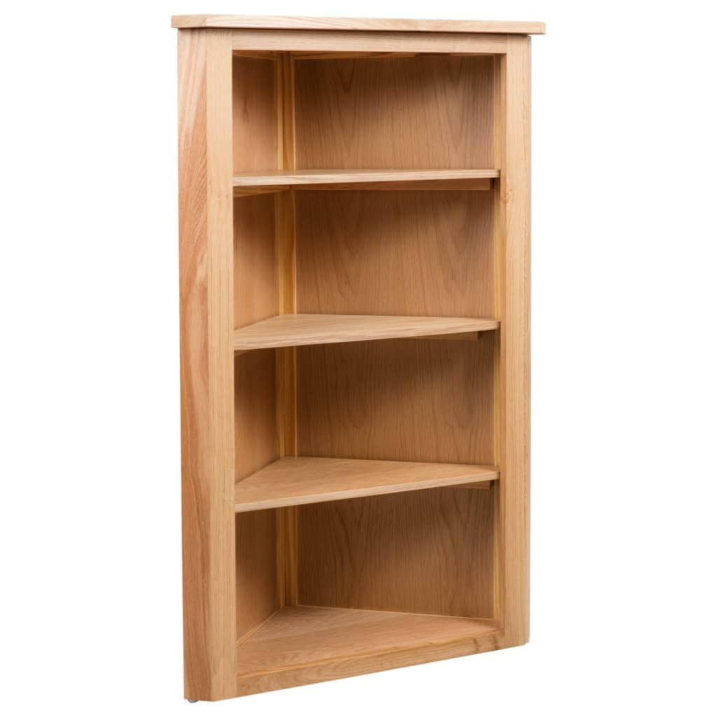 Corner Shelf Solid Oak Wood