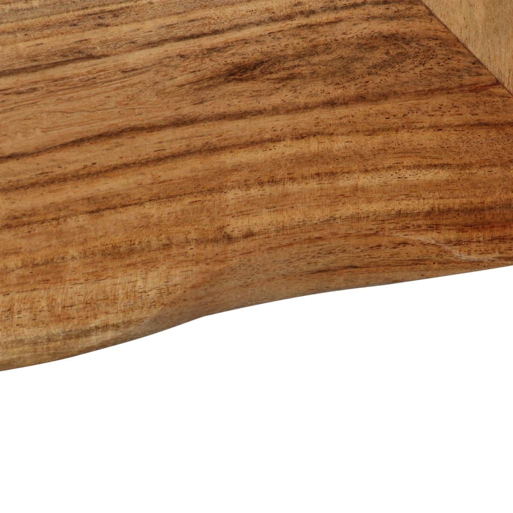 Cosmetic Mirror, Solid Acacia Wood