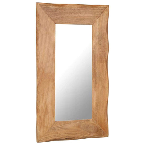 Cosmetic Mirror Solid Acacia Wood