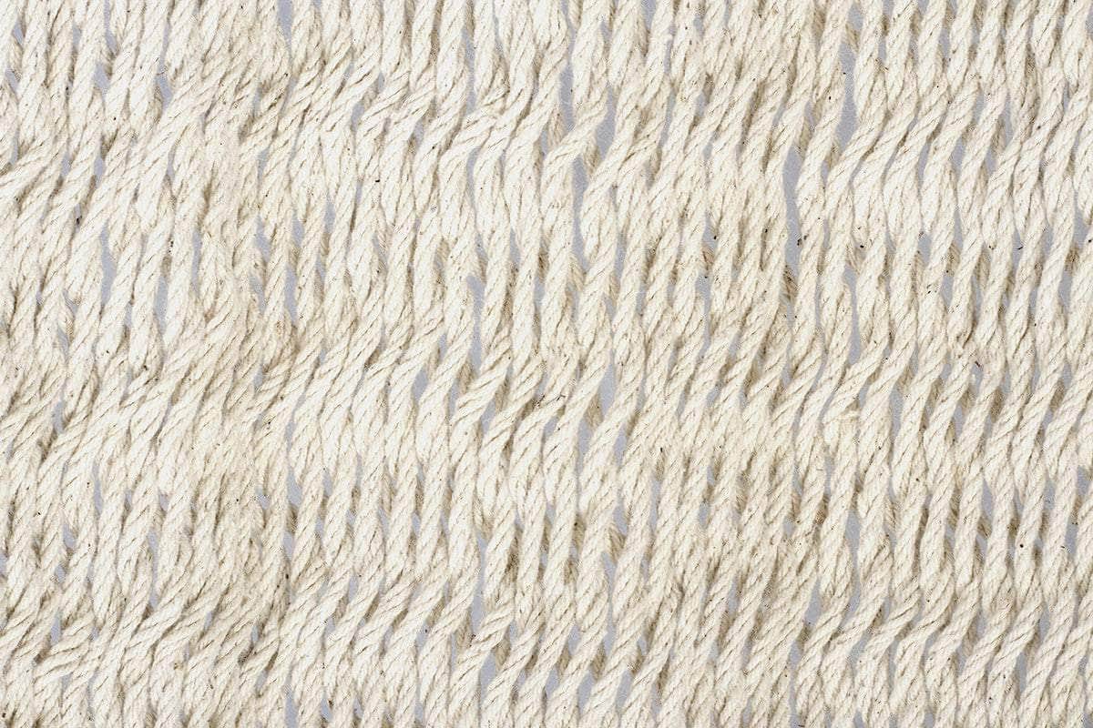 Cotton Hammock With Crocheted Tassels - King Size Marble