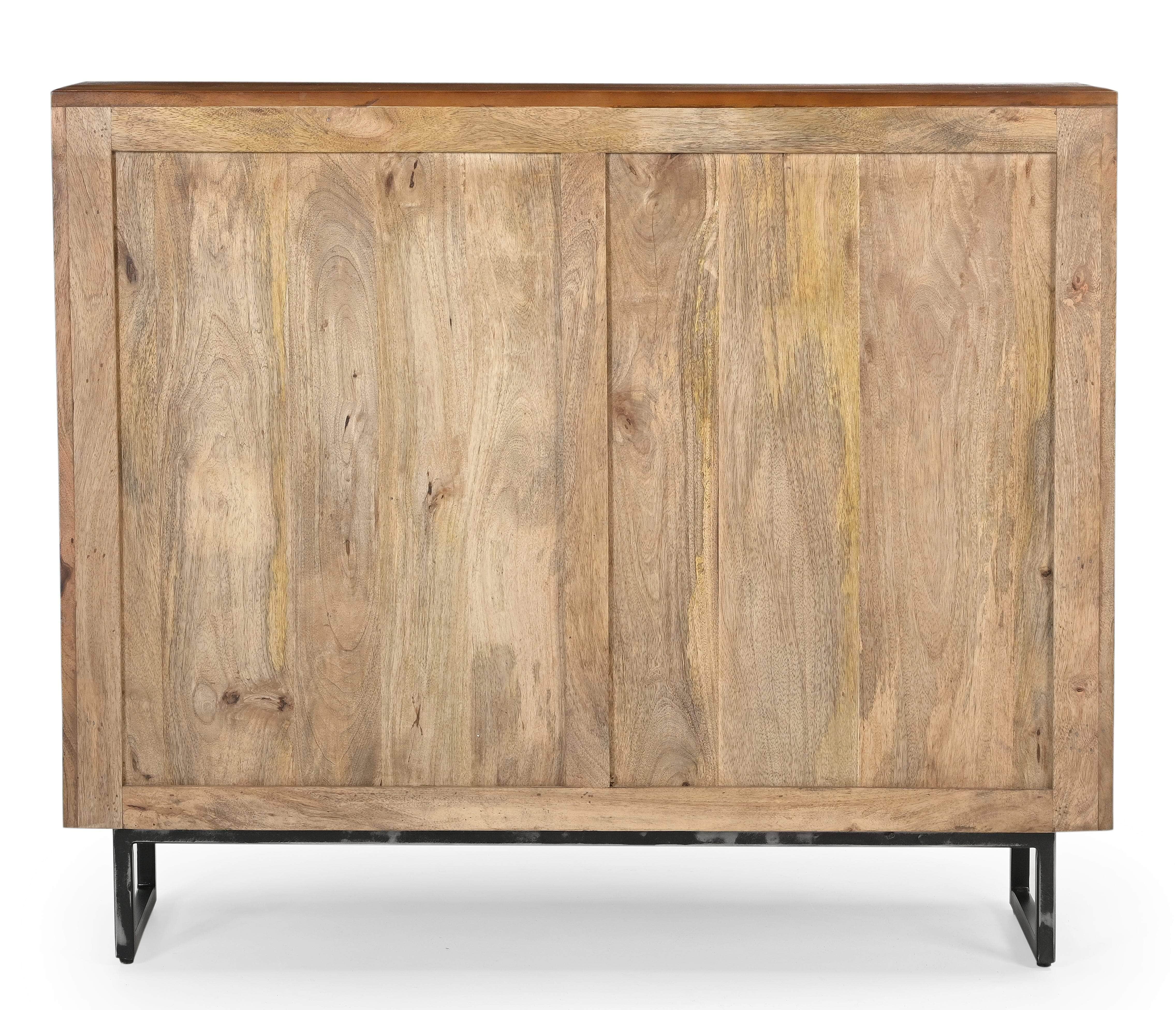Cowhide Patchwork Chest Of Drawers