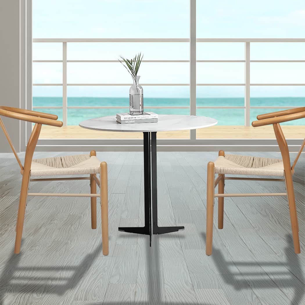 Cozy 6x Dining Chairs Wooden Hans  Adjustable Height Classic