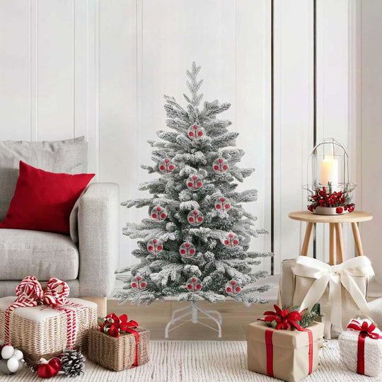 Cozy Christmas Bauble Set 25 pcs Transparent 8cm - Designer Finish