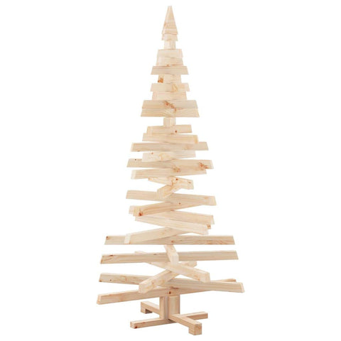 Cozy Christmas Trees with Stand Natural 150cm Solid pine wood - Durable