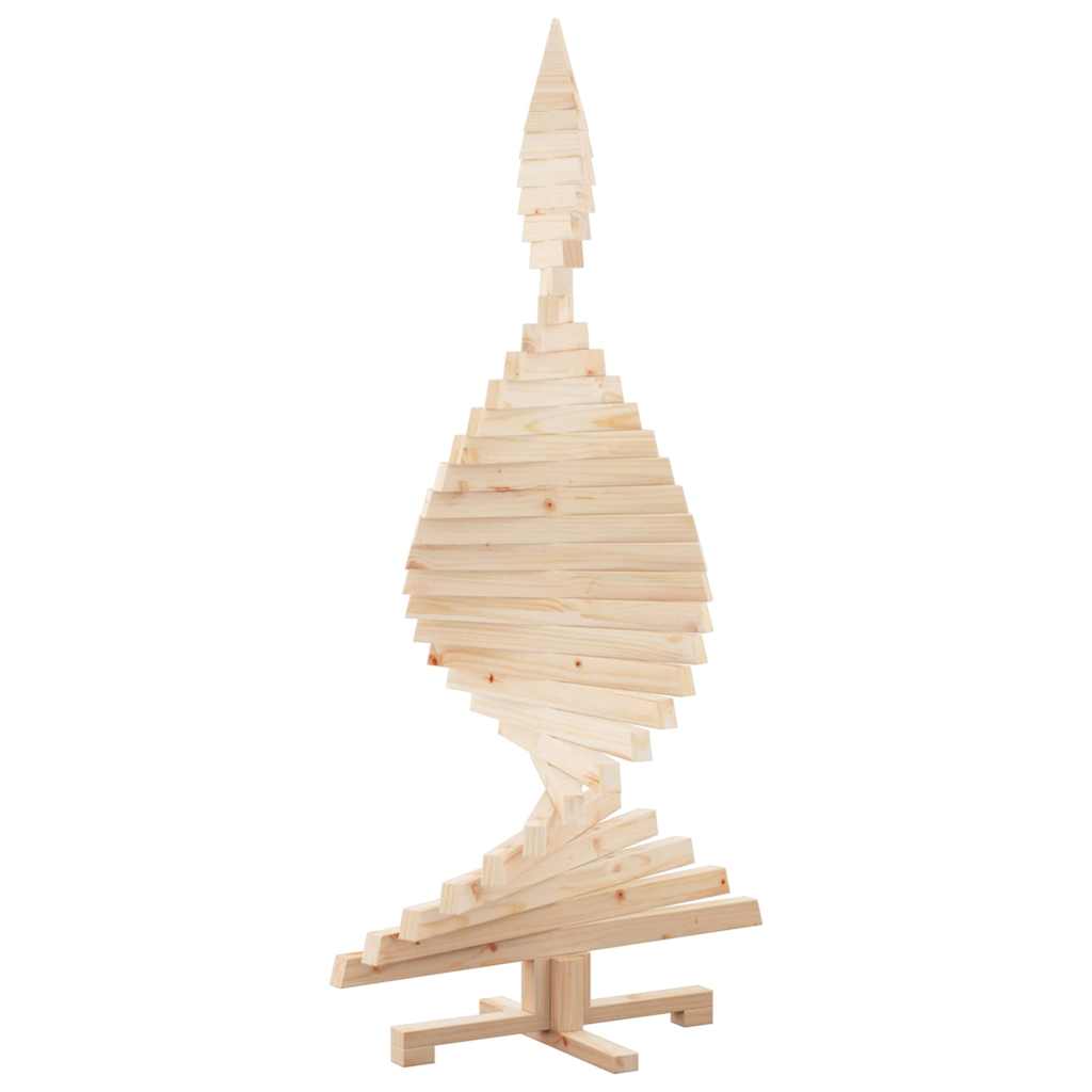 Cozy Christmas Trees with Stand Natural 150cm Solid pine wood - Durable