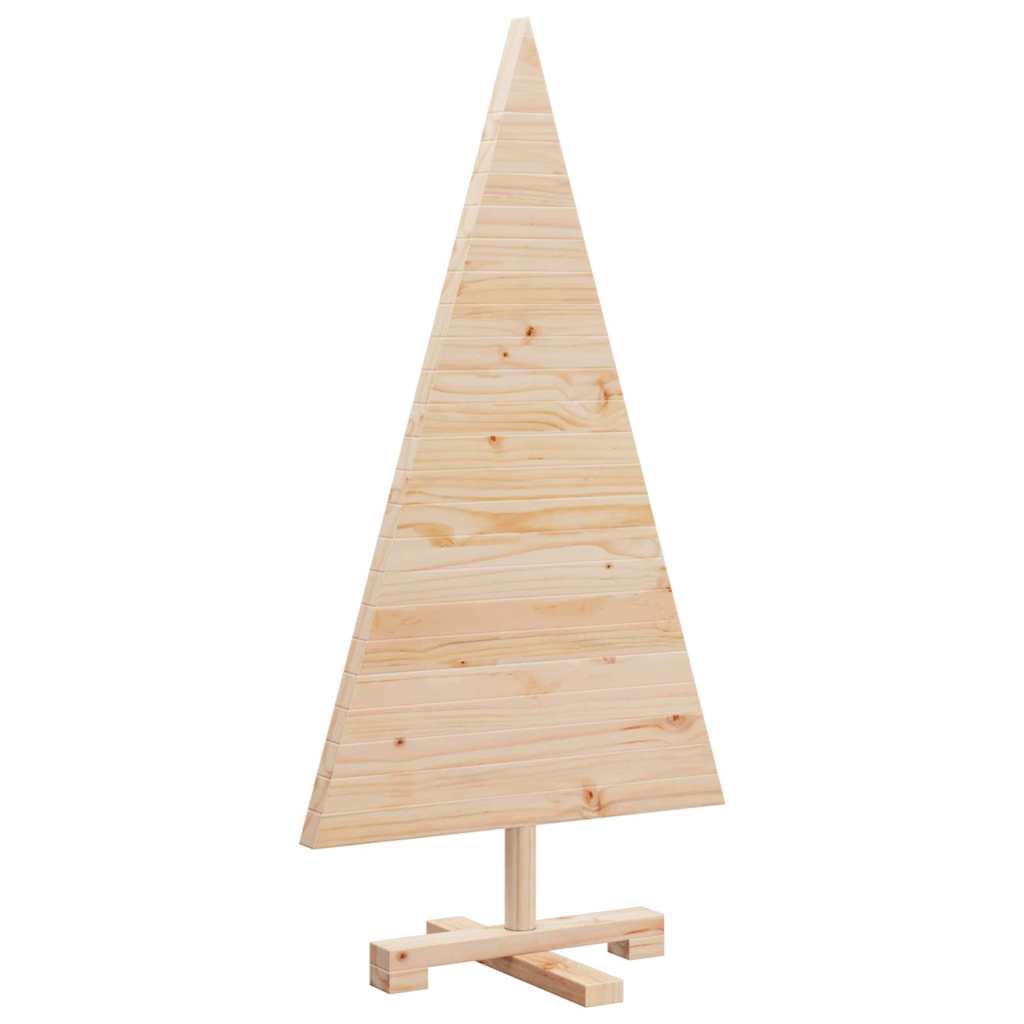 Cozy Christmas Trees with Stand Natural 90cm Solid pine wood - High