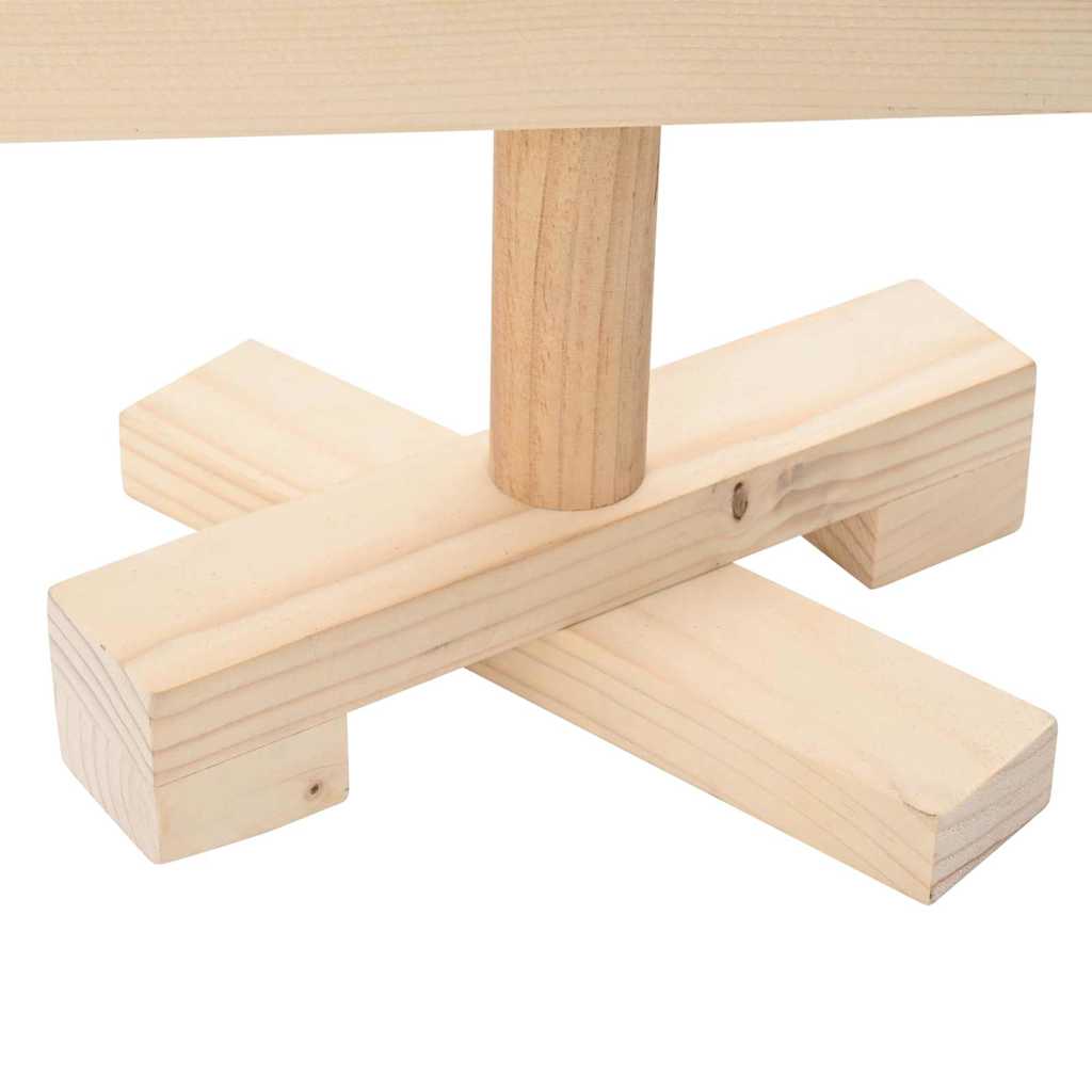 Cozy Christmas Trees with Stand Natural 90cm Solid pine wood - High