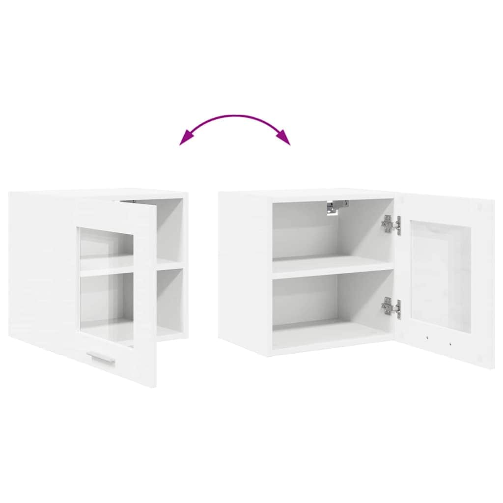 Cozy Hanging Cabinet Riga White Engineered Wood - Premium Comfort with 2vty