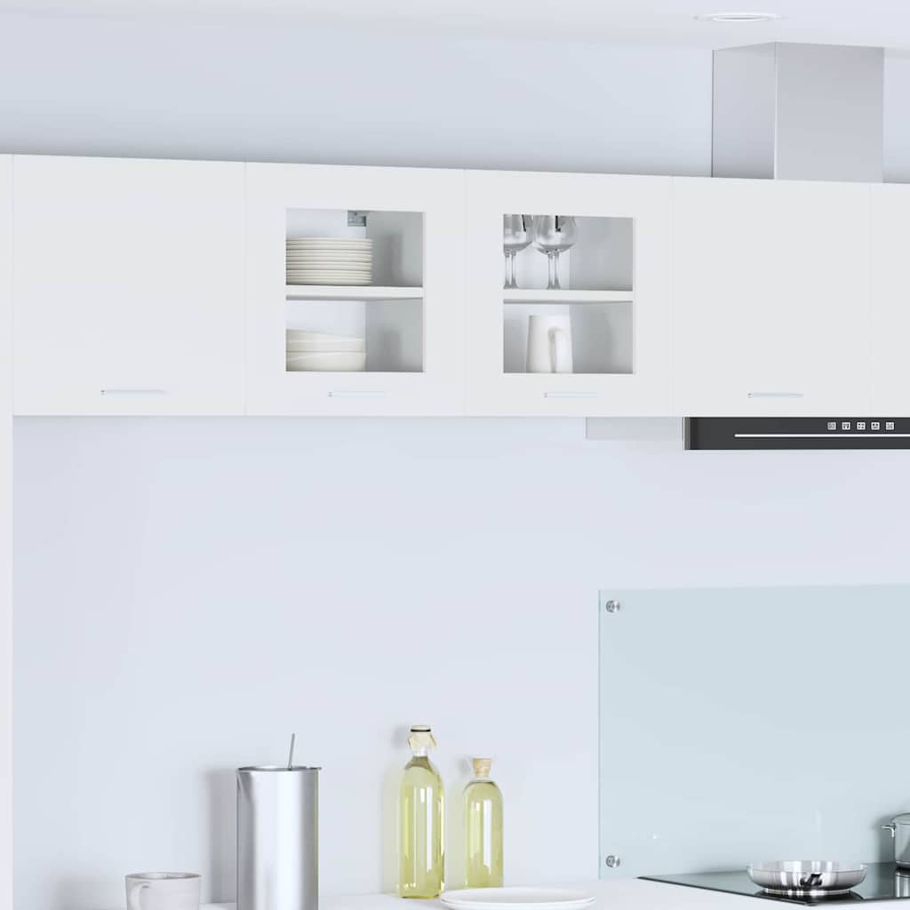 Cozy Hanging Cabinet Riga White Engineered Wood - Premium Comfort
