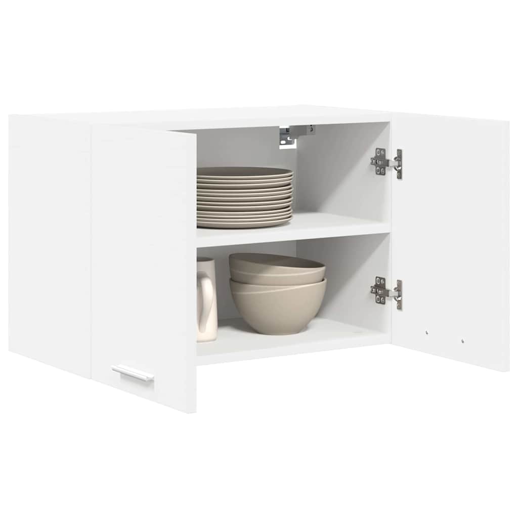 Cozy Hanging Cabinet with Shelf Riga 2 pcs White - Durable