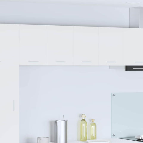 Cozy Hanging Cabinet with Shelf Riga 2 pcs White - Durable