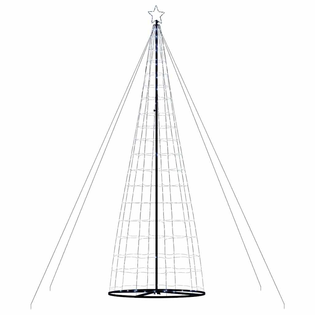 Cozy LED Christmas Tree Cool White Iron - Comfortable Design