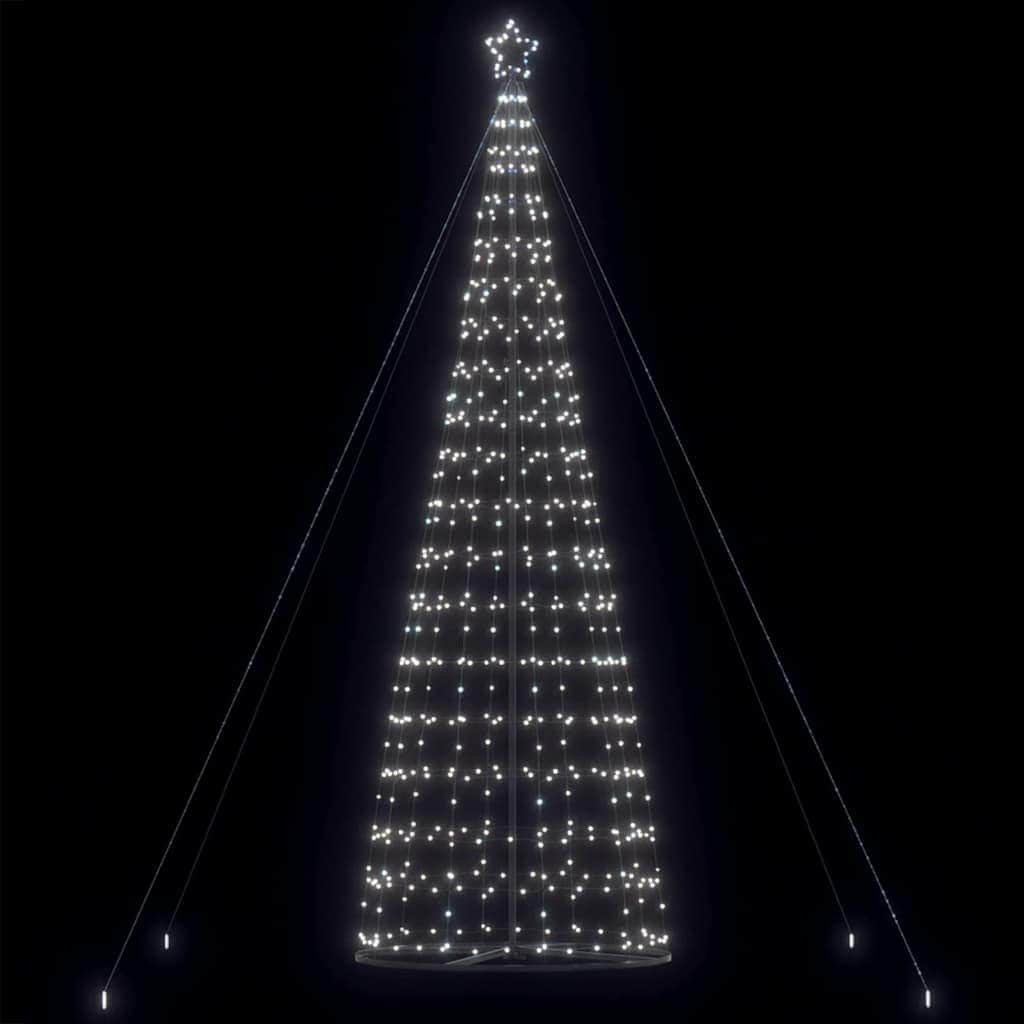 Cozy LED Christmas Tree Cool White Iron - Comfortable Design