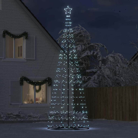Cozy LED Christmas Tree Cool White Iron - Comfortable Design