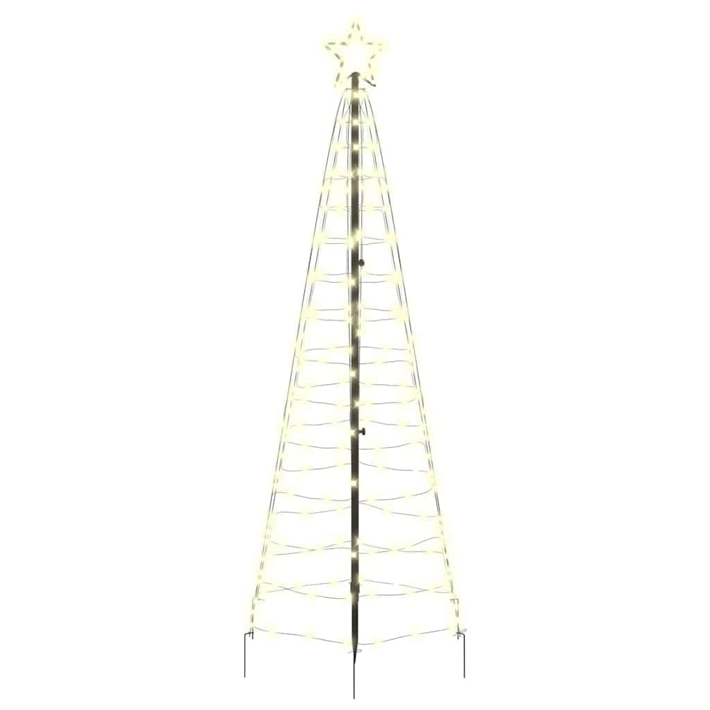 Cozy LED Christmas Tree with Ground Spikes Warm White 250cm Iron - Designer