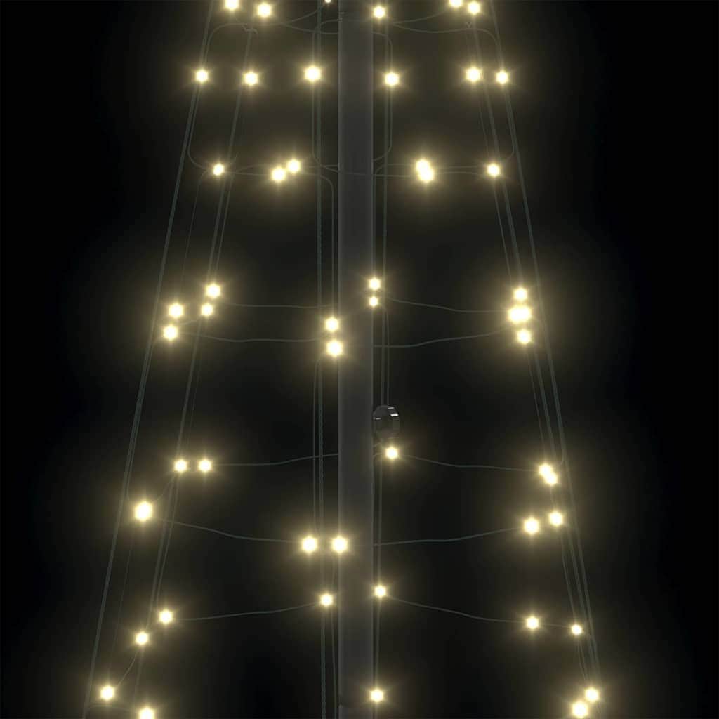 Cozy LED Christmas Tree with Ground Spikes Warm White 250cm Iron - Designer