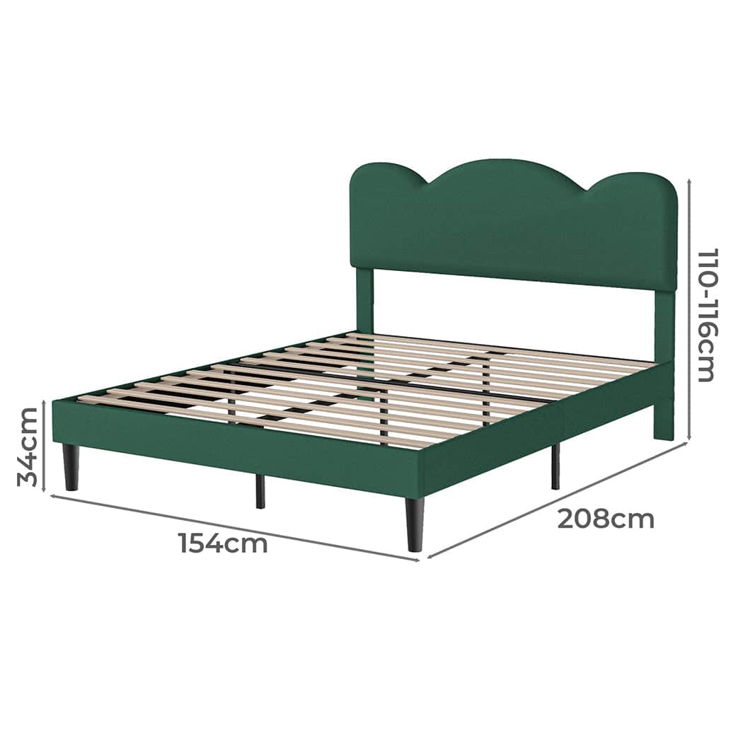 Cozy Queen Bed Frame Adjustable Headboard Mattress  Premium Quality