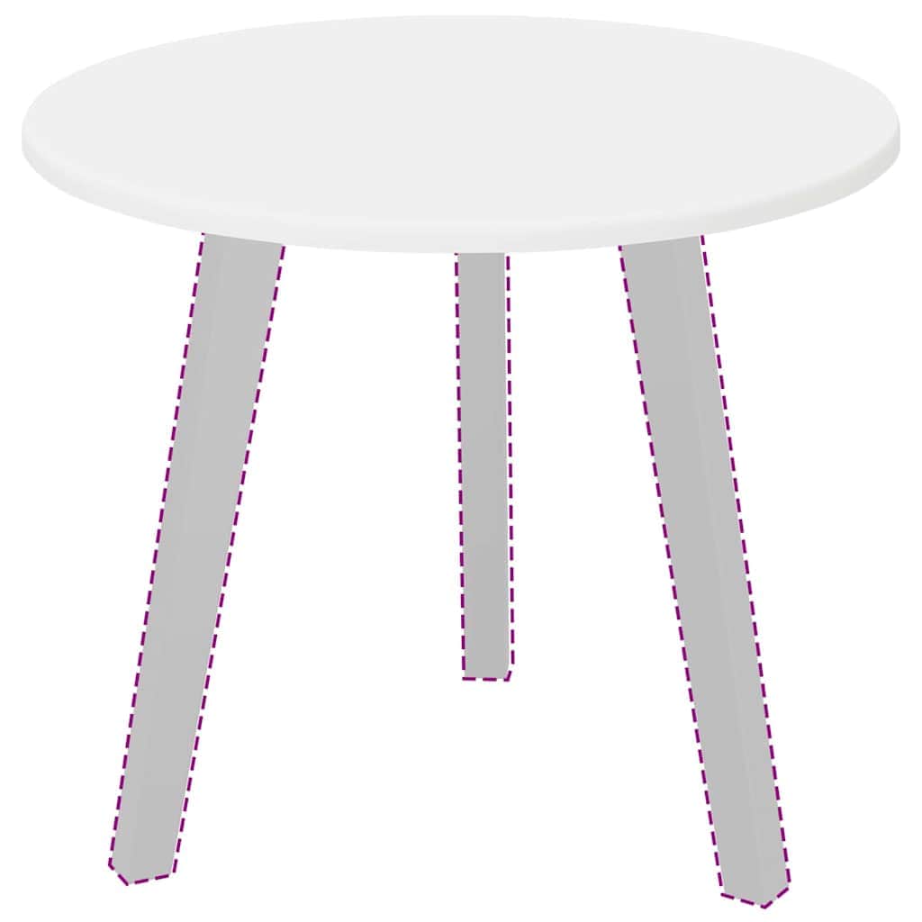 Cozy Table Top White 1 Engineered wood - Home Dacor Essential