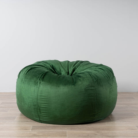 CozyHome Emerald Fur Bean Bag - Sink into Comfort and Style