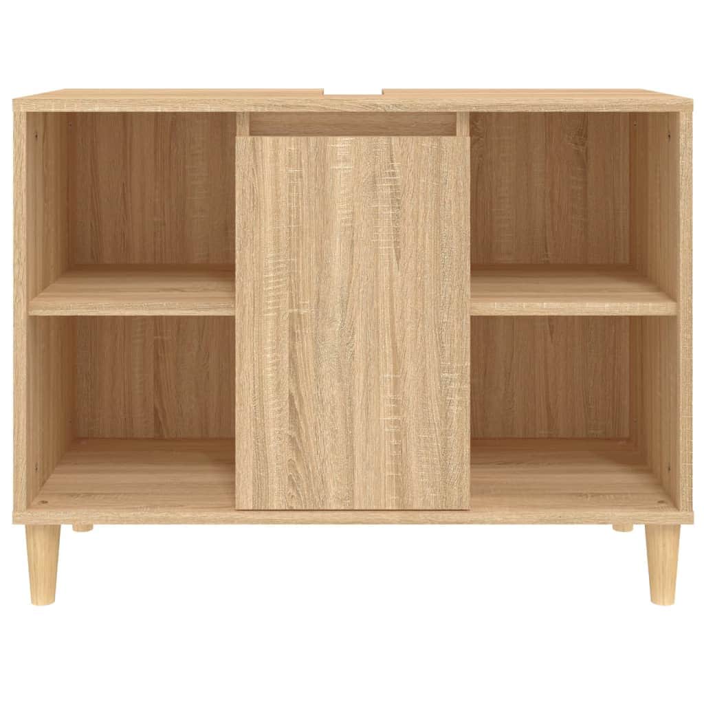 Crafted Vanity Storage Engineered Wood Cabinet White