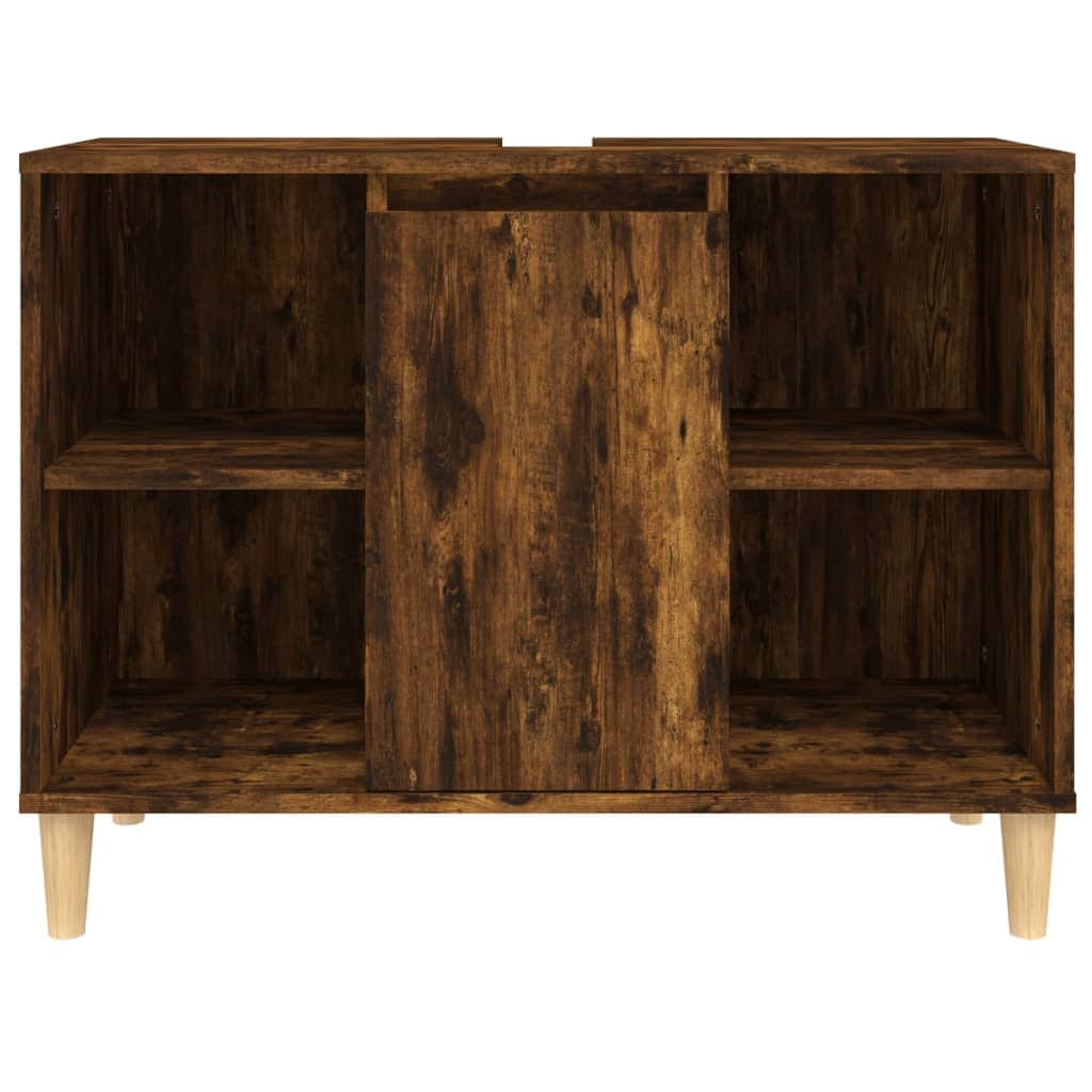 Crafted Vanity Storage Engineered Wood Cabinet White