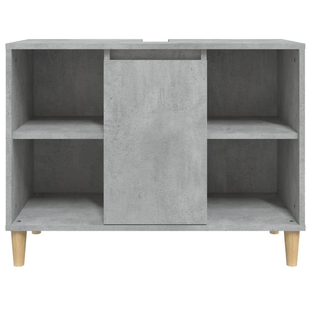Crafted Vanity Storage Engineered Wood Cabinet White