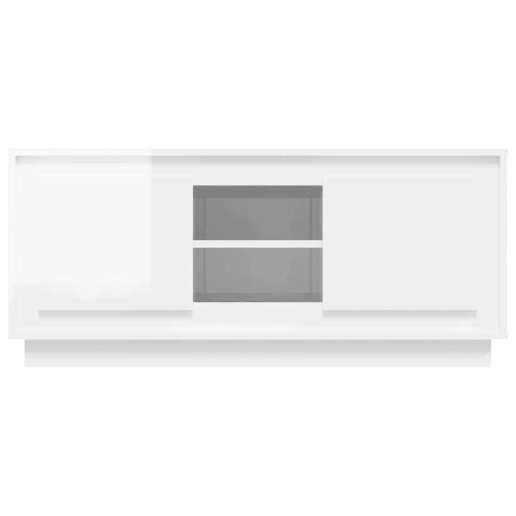 Crafted White Engineered Wood TV Cabinet for Stylish Interiors