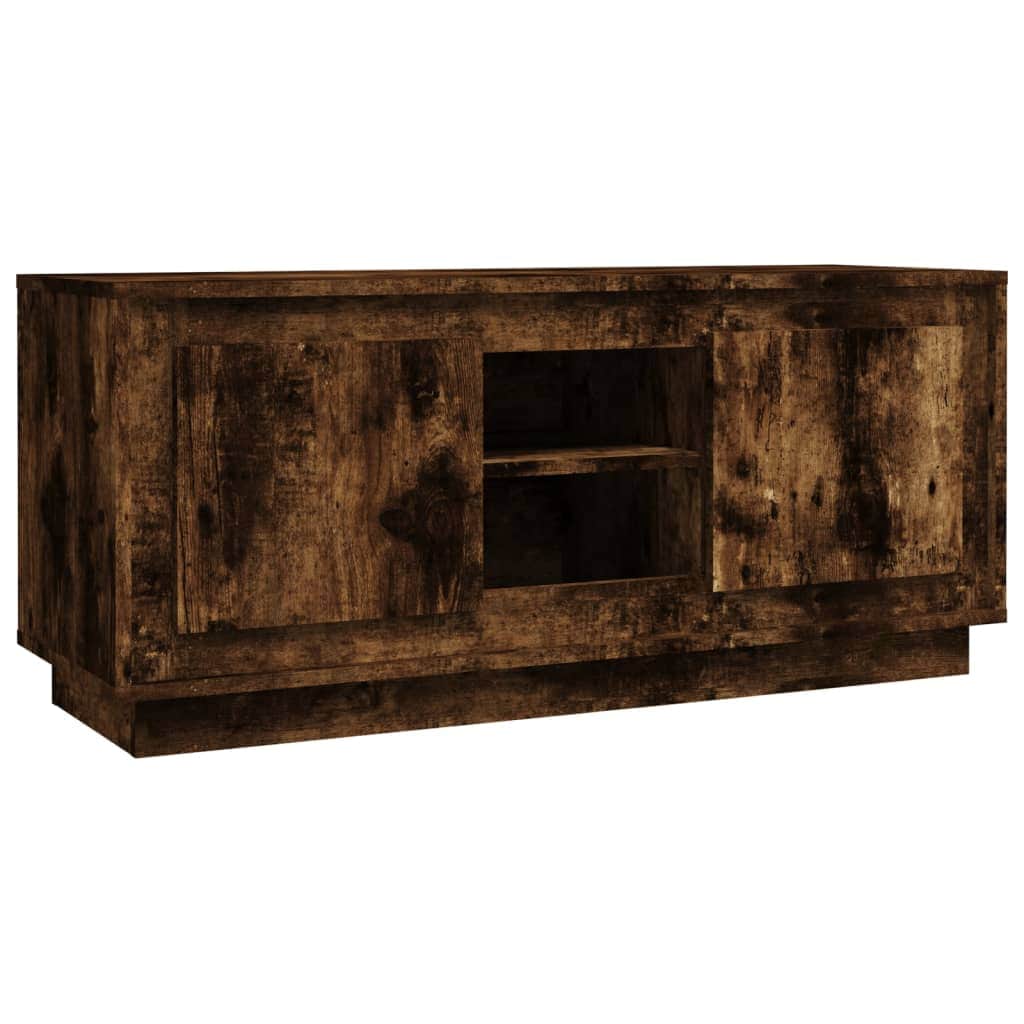 Crafted White Engineered Wood TV Cabinet for Stylish Interiors