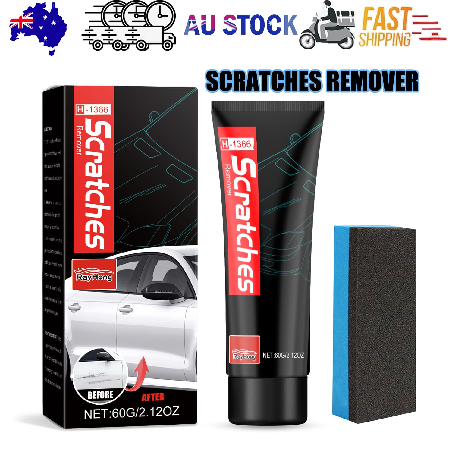 Paint Cleaning Decontamination Wax Scratch Retreading Paste Repair Car Wax