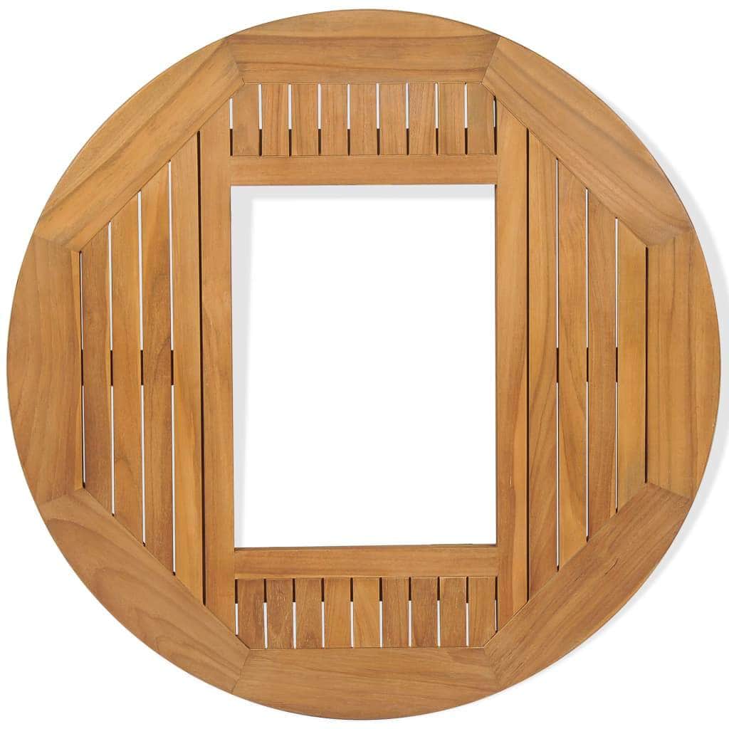 Crate Tabletop Teak 70 cm