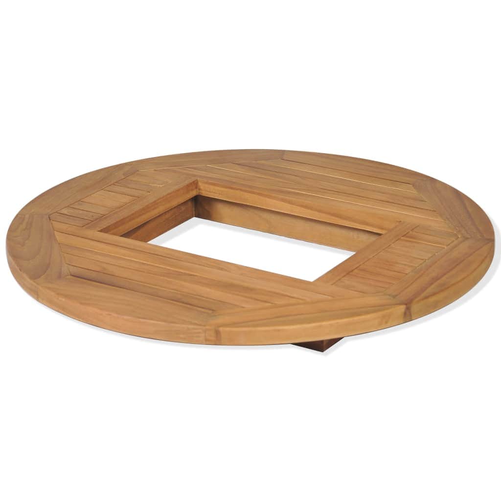 Crate Tabletop Teak 70 cm - Simple deals