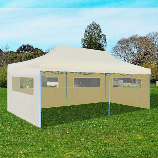 Cream Foldable Pop - up Party Tent - Simple deals