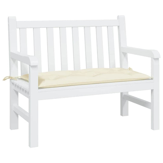 Cream Garden Bench Cushion