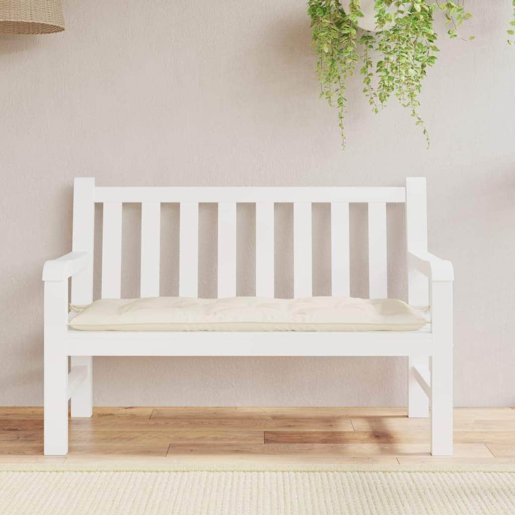 Cream Bench Cushion