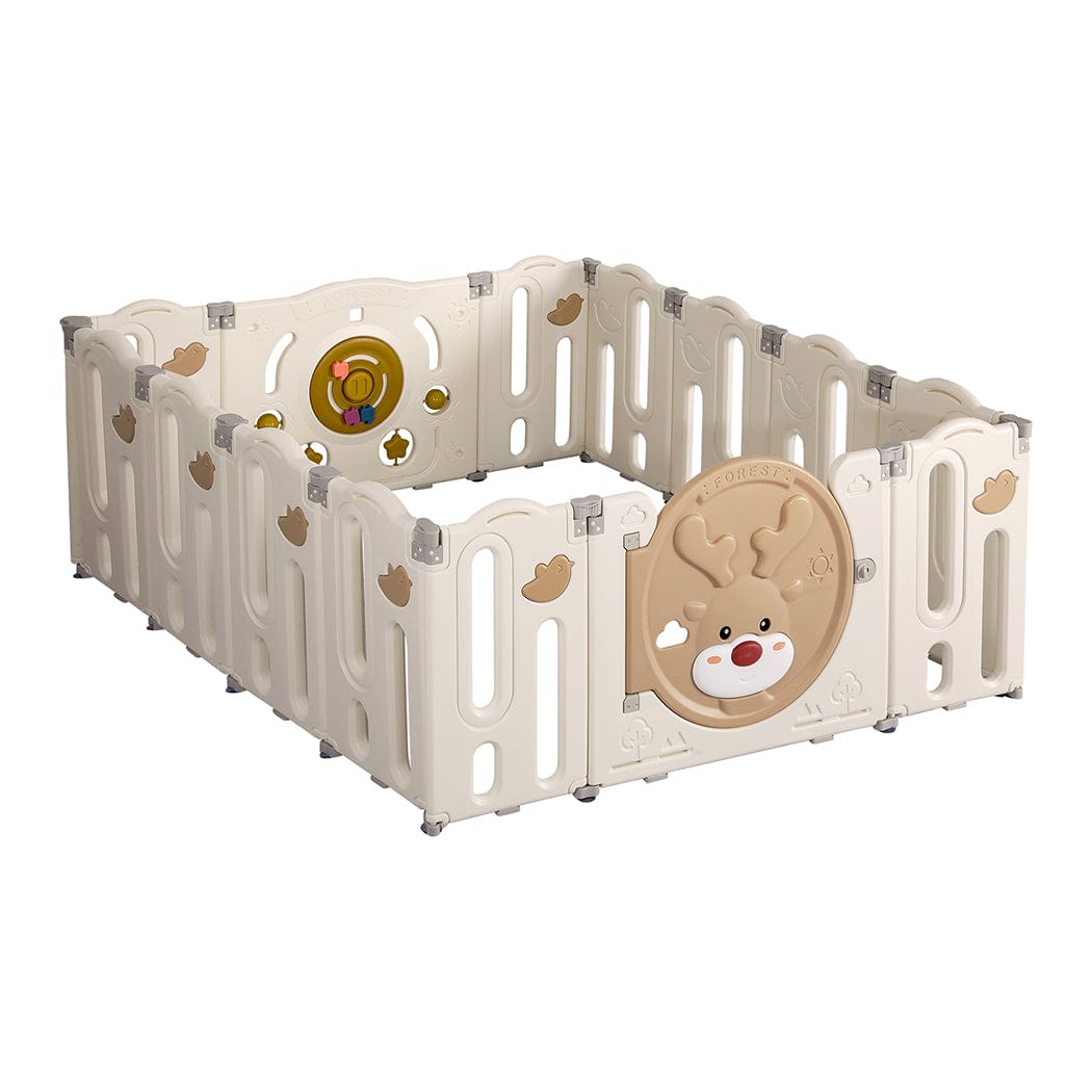 Create a Secure and Engaging Play Area for Your Child with a 14-Panel Kids Playpen