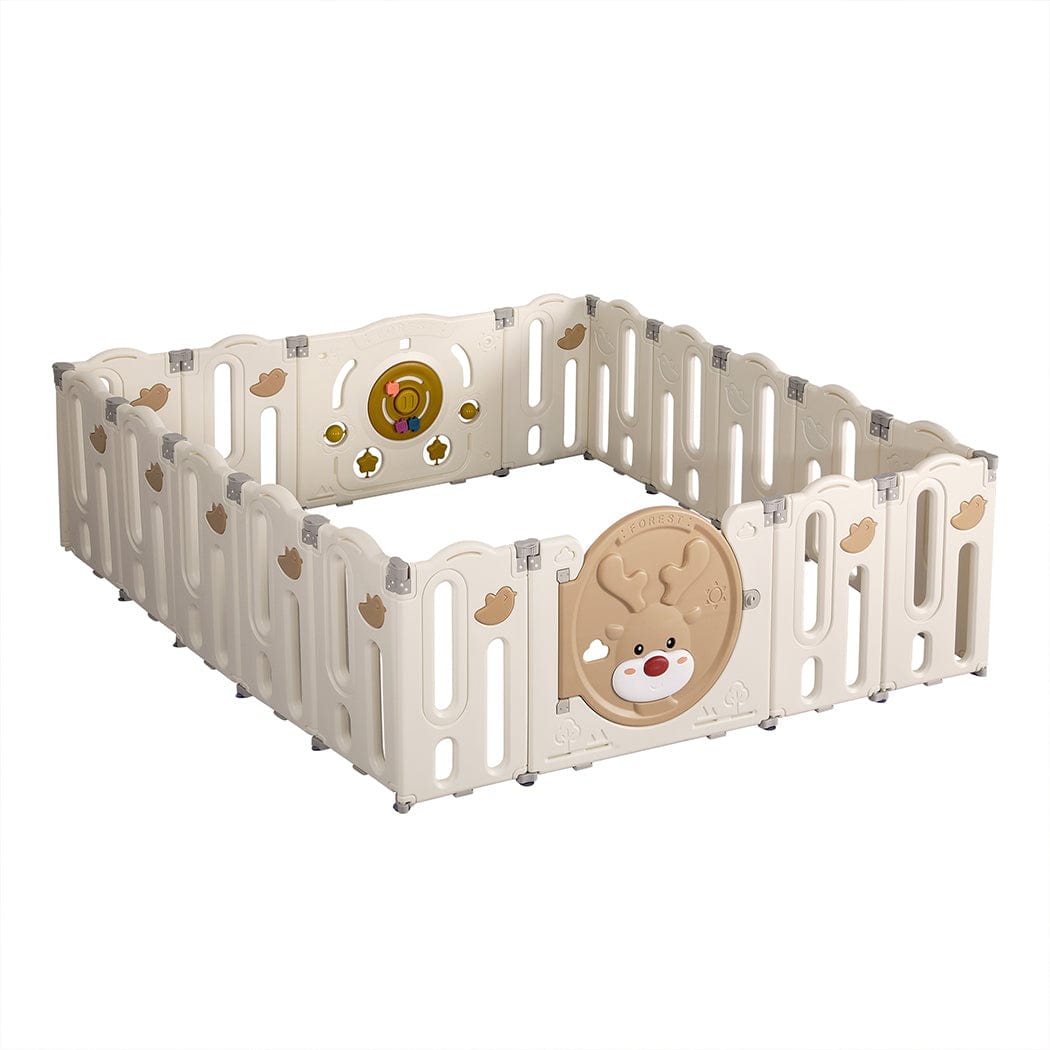 Create a Secure and Engaging Play Area for Your Child with a 14-Panel Kids Playpen